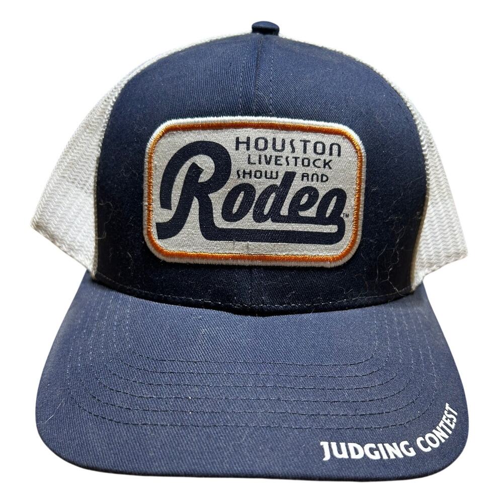 Cap America Houston livestock show and rodeo trucker hat Judging Contest
